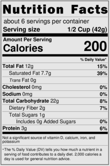 Coconut Cashew Granola 6oz.