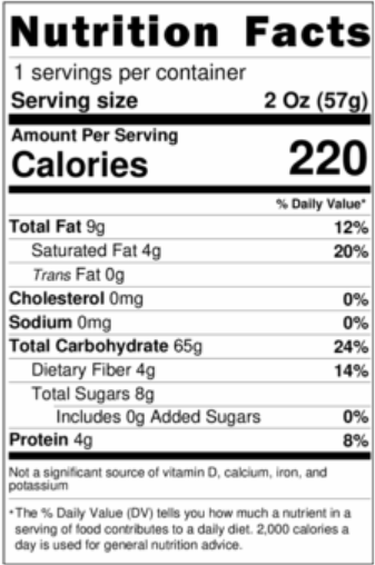 Banana Nut Granola 2oz.
